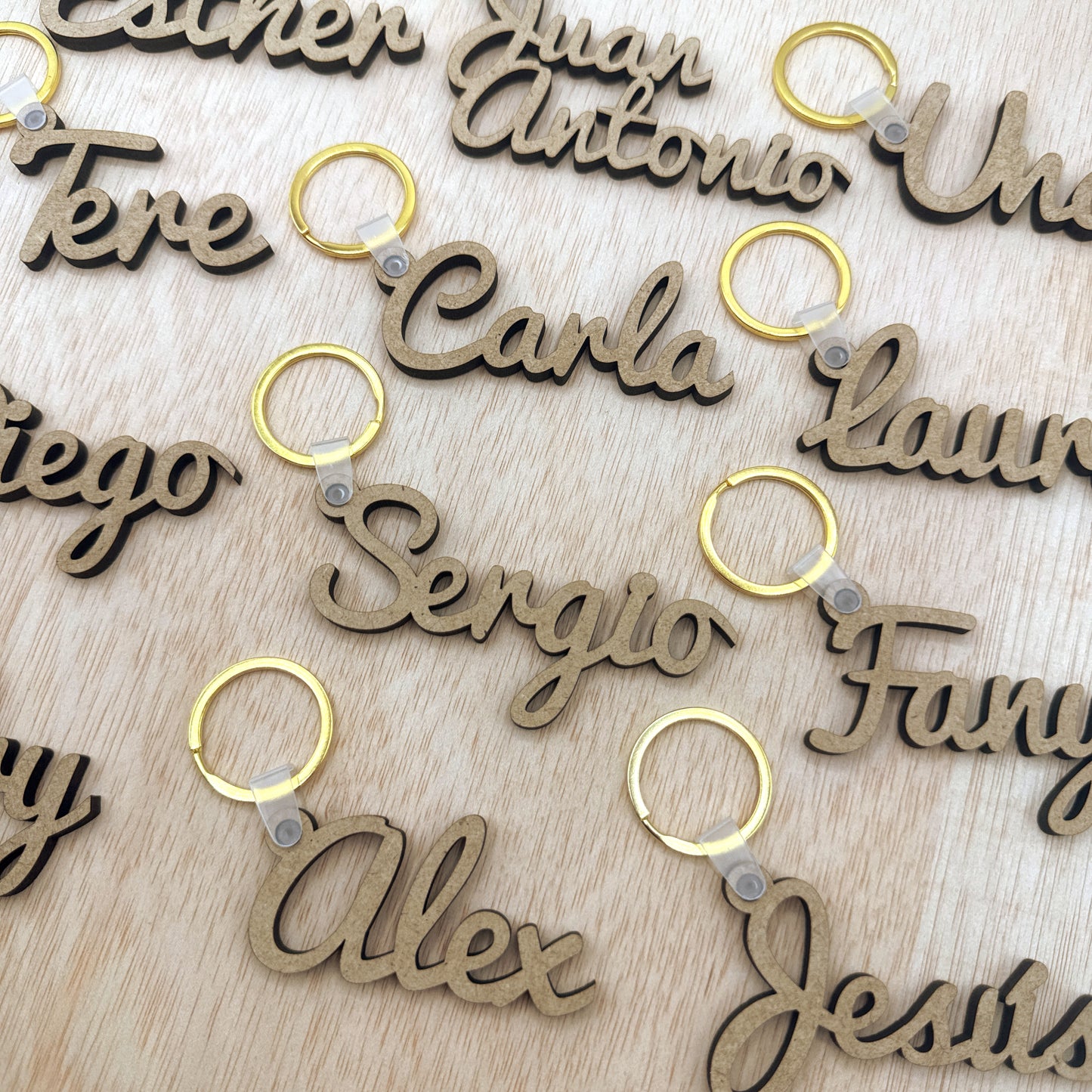 Llaveros de Madera - Modelo V3