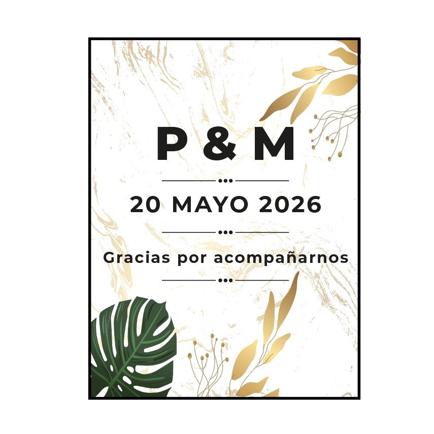 Tarjeta de Agradecimiento - Modelo 1