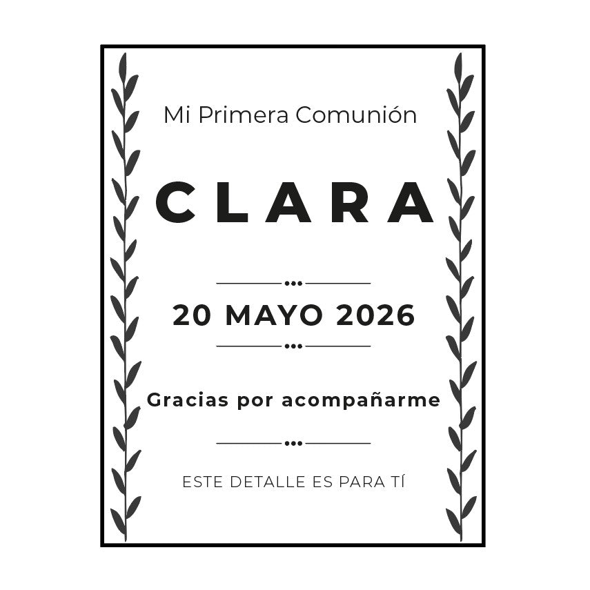 Tarjeta de Agradecimiento - Modelo 4