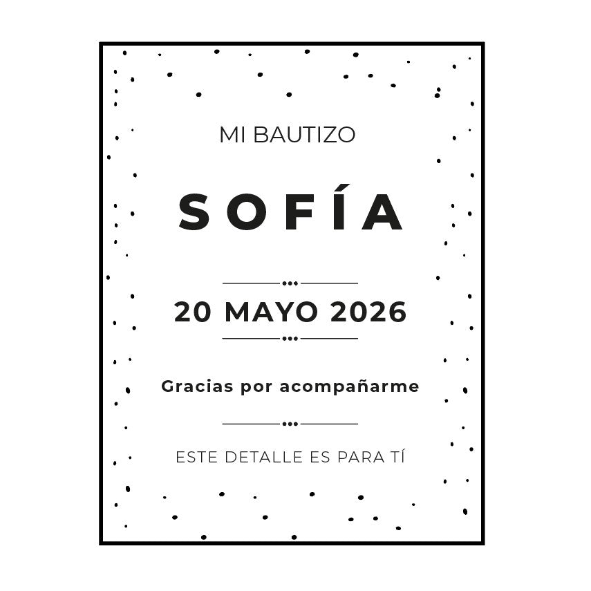 Tarjeta de Agradecimiento - Modelo 5