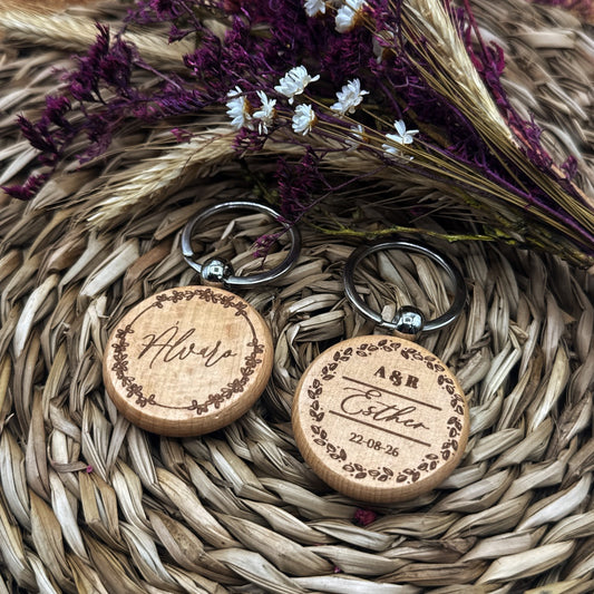 Llavero de Madera  - Modelo BD1