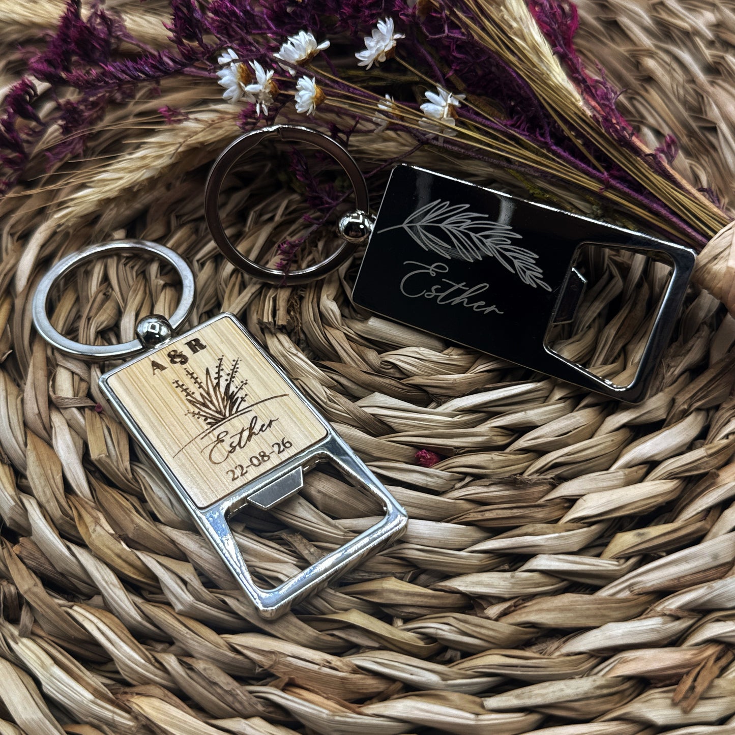 Llavero Abridor de Bambú - Modelo BD10