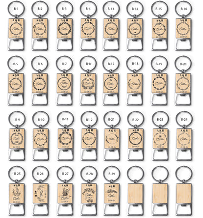 Llavero Abridor de Bambú - Modelo BD10