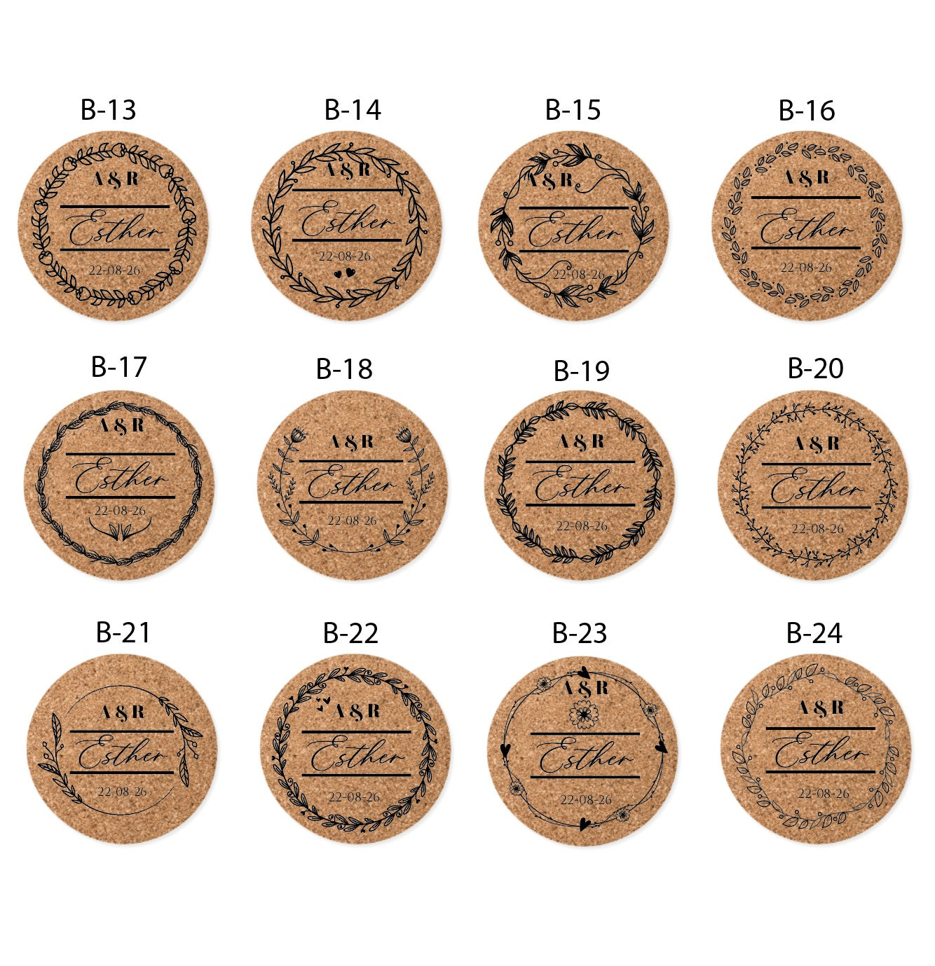 Posavasos de Corcho - Modelo BD13