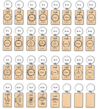 Llavero de Bambú - Modelo BD15