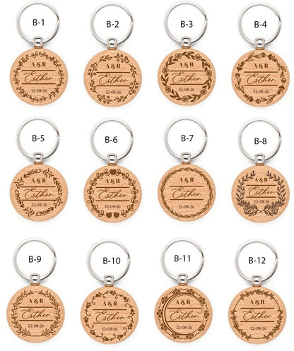 Llavero de Madera  - Modelo BD1