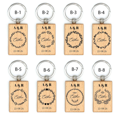 Llavero de Madera  - Modelo BD2