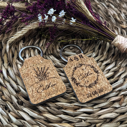 Llavero de Corcho - Modelo BD3