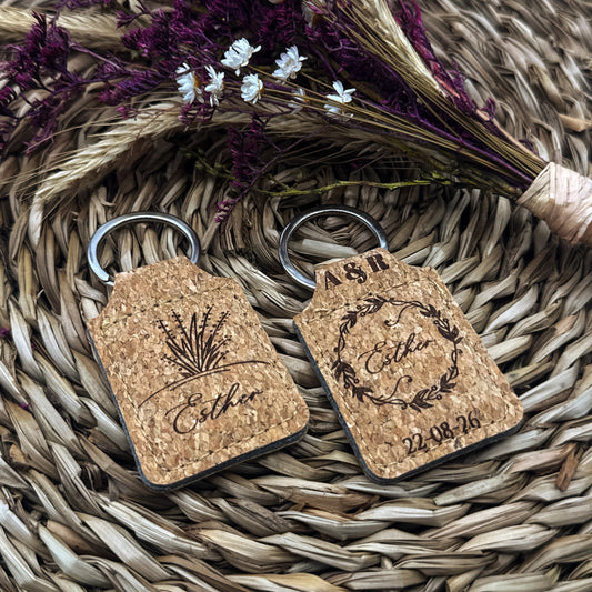 Llavero de Corcho - Modelo BD3