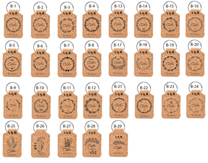 Llavero de Corcho - Modelo BD3