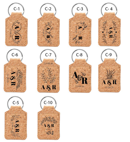 Llavero de Corcho - Modelo BD3