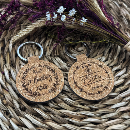 Llavero de Corcho - Modelo BD4