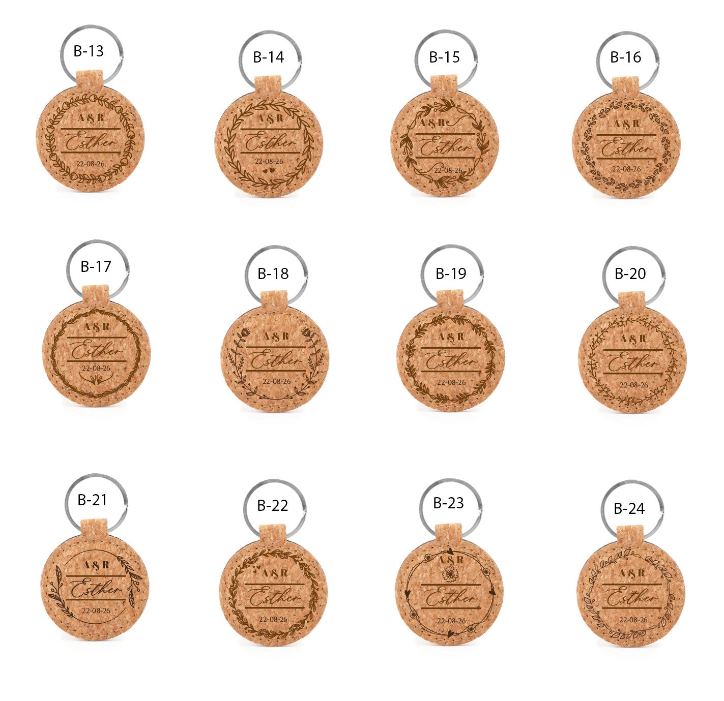 Llavero de Corcho - Modelo BD4