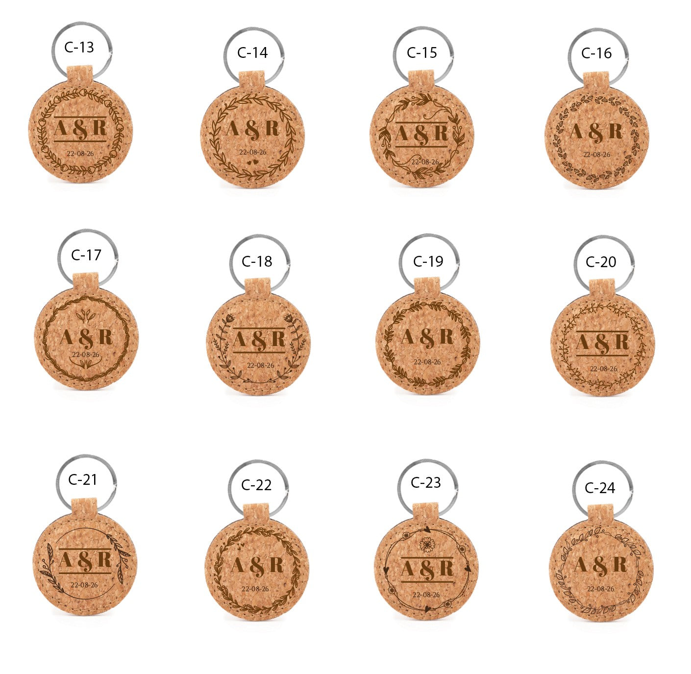 Llavero de Corcho - Modelo BD4