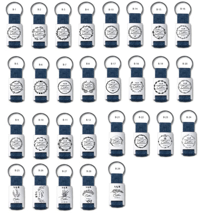 Llavero de Tela Metálico - Modelo BD9