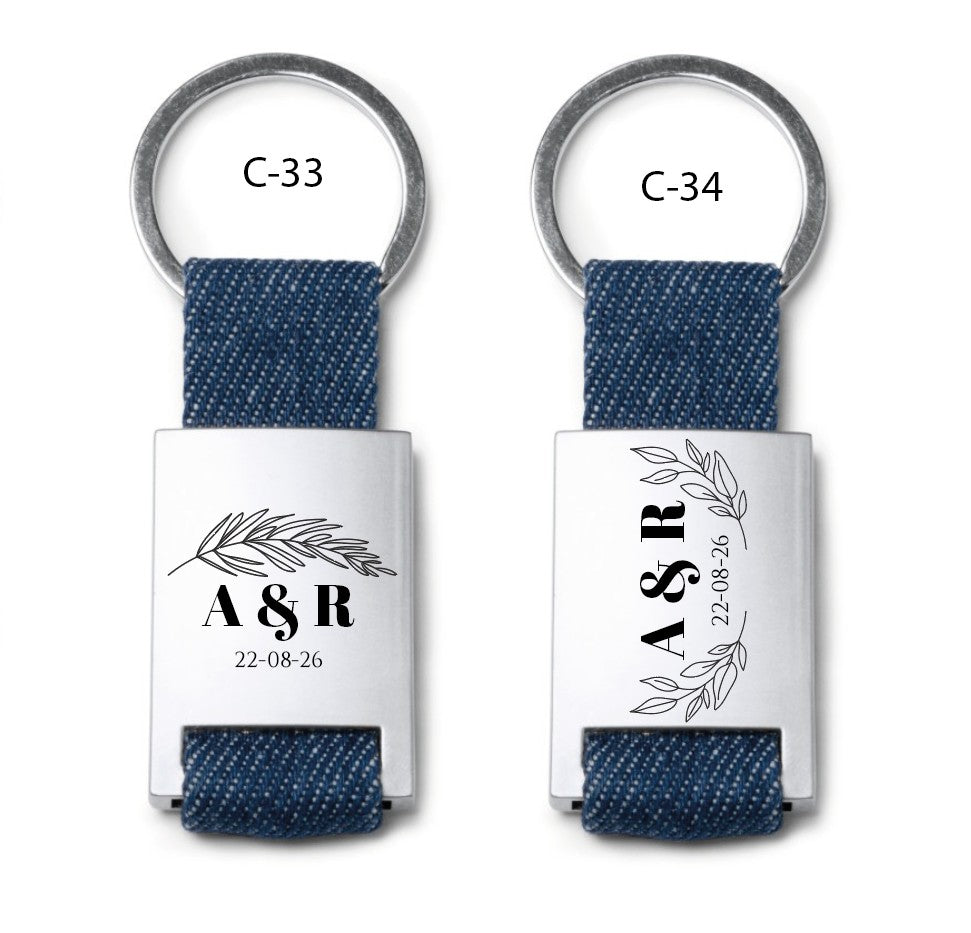 Llavero de Tela Metálico - Modelo BD9