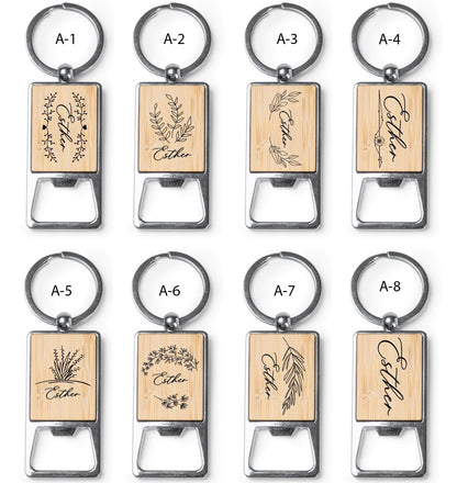 Llavero Abridor de Bambú - Modelo BD10