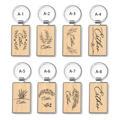 Llavero de Bambú - Modelo BD15