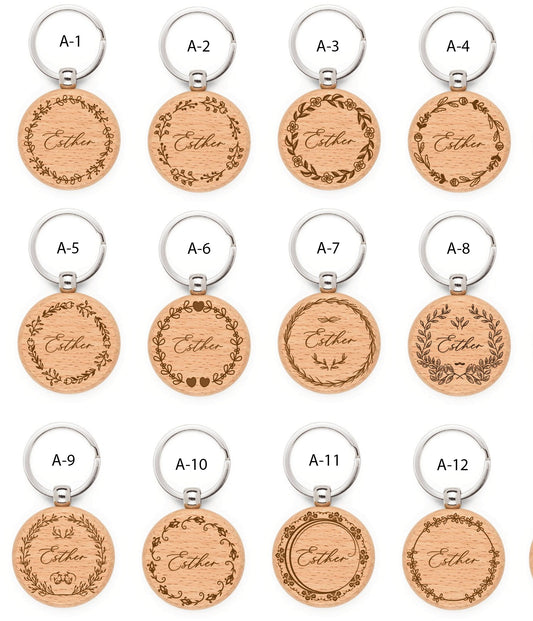 Llavero de Madera  - Modelo BT1