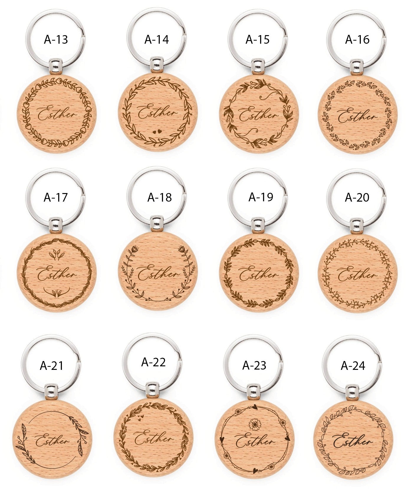 Llavero de Madera  - Modelo CM1