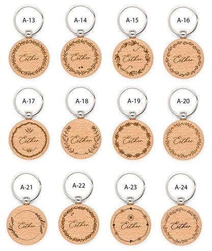 Llavero de Madera  - Modelo BT1