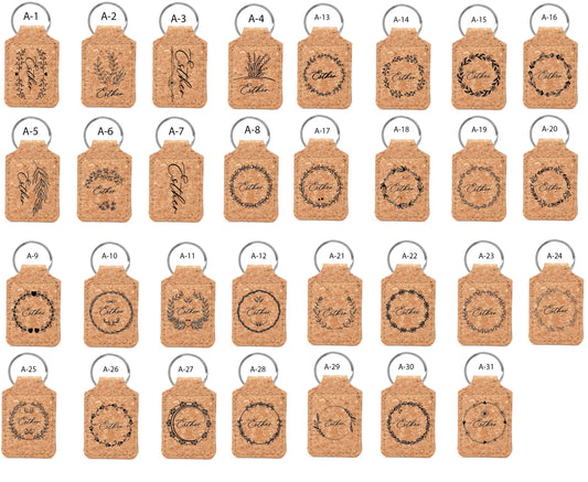 Llavero de Corcho - Modelo BD3