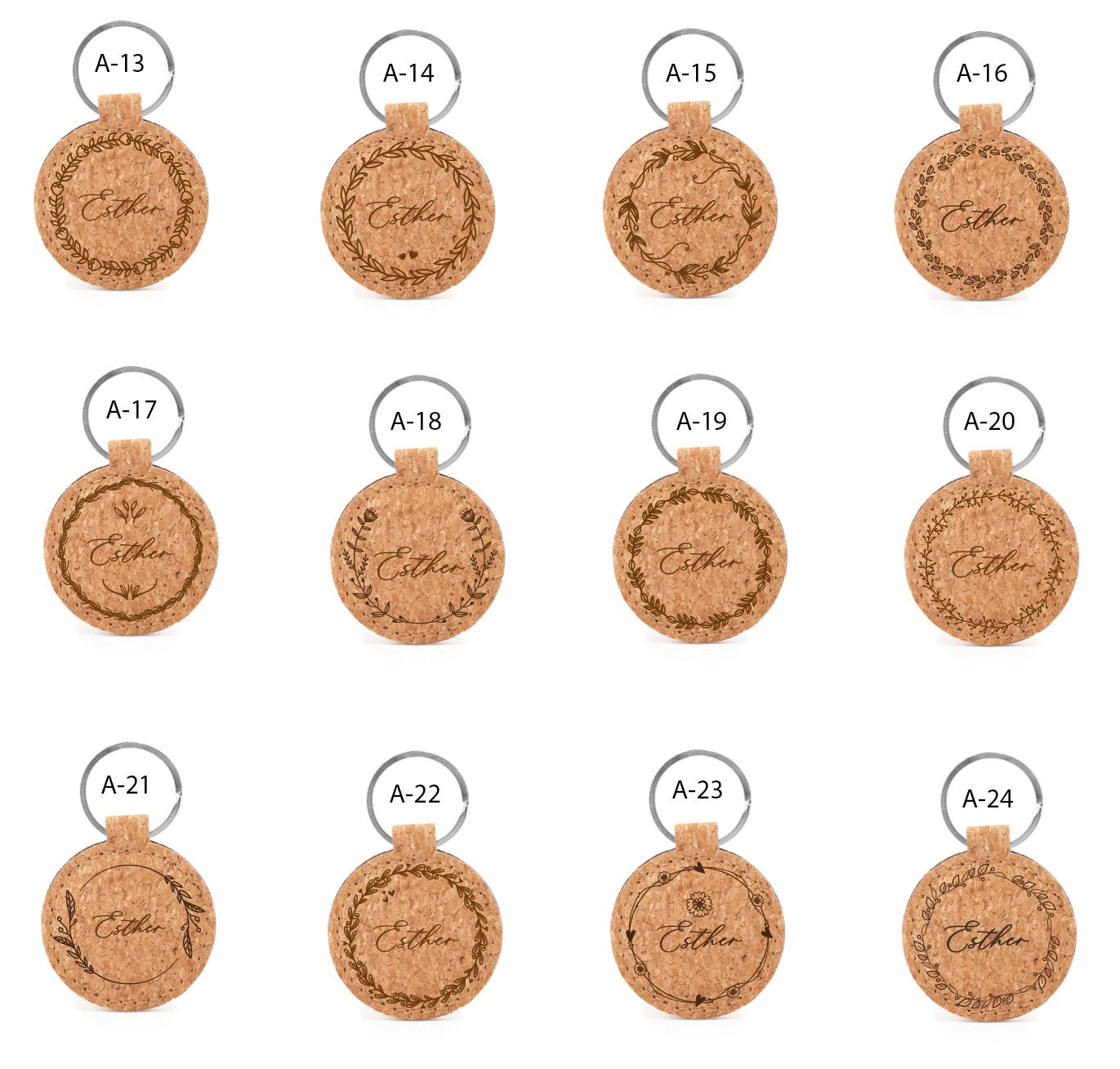 Llavero de Corcho - Modelo BD4