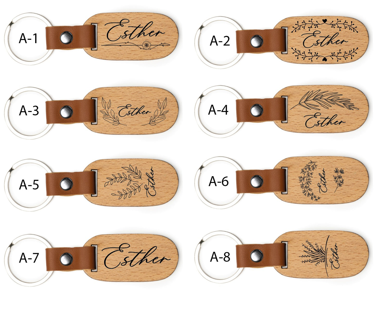 Llavero de Madera - Modelo CM5