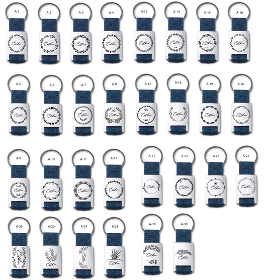 Llavero de Tela Metálico - Modelo BD9