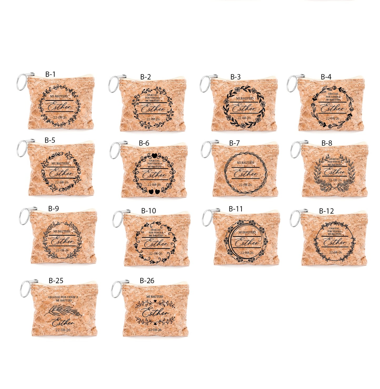 Monedero de Corcho  - Modelo BT12