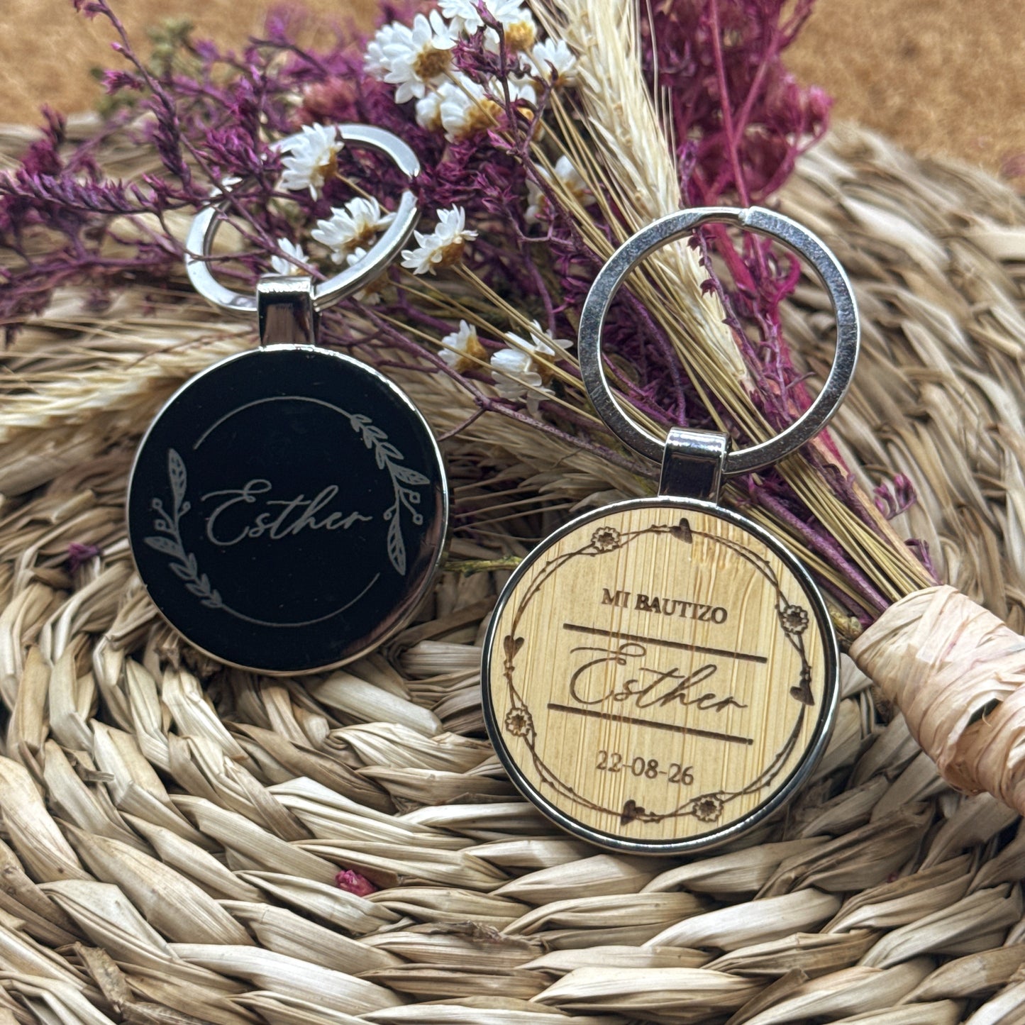 Llavero de Bambú - Modelo BT14