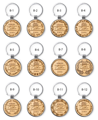 Llavero de Bambú - Modelo BT14