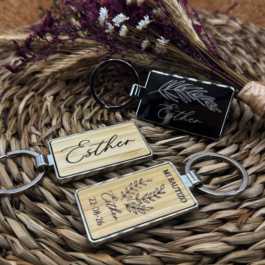 Llavero de Bambú - Modelo BT15