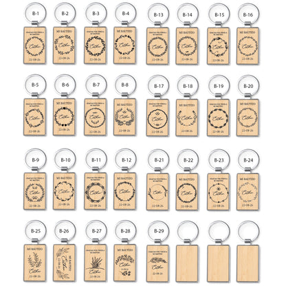 Llavero de Bambú - Modelo BT15