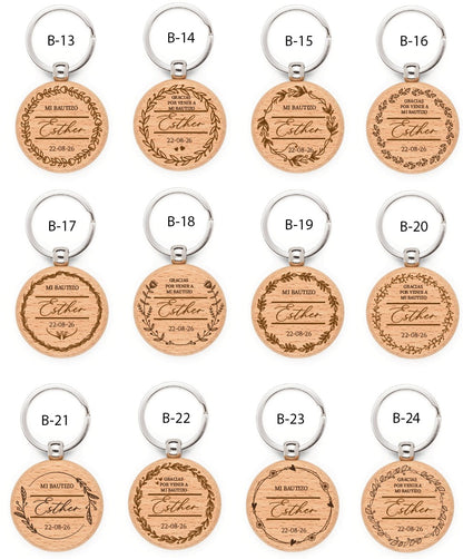 Llavero de Madera  - Modelo BT1