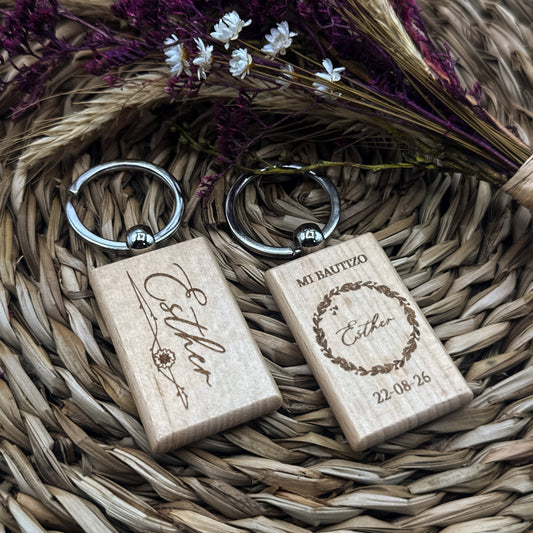 Llavero de Madera  - Modelo BT2