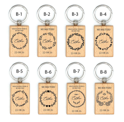 Llavero de Madera  - Modelo BT2