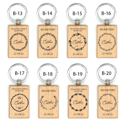 Llavero de Madera  - Modelo BT2