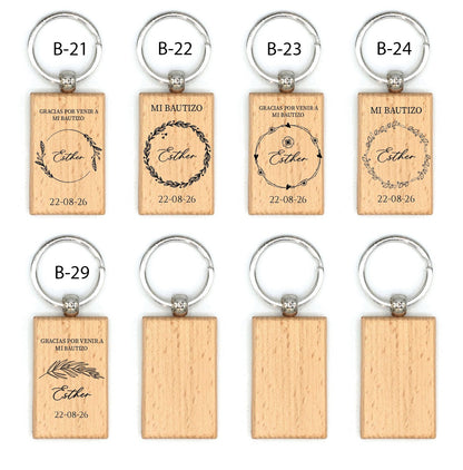 Llavero de Madera  - Modelo BT2