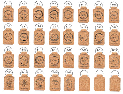 Llavero de Corcho  - Modelo BT3