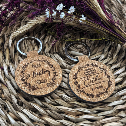 Llavero de Corcho  - Modelo BT4