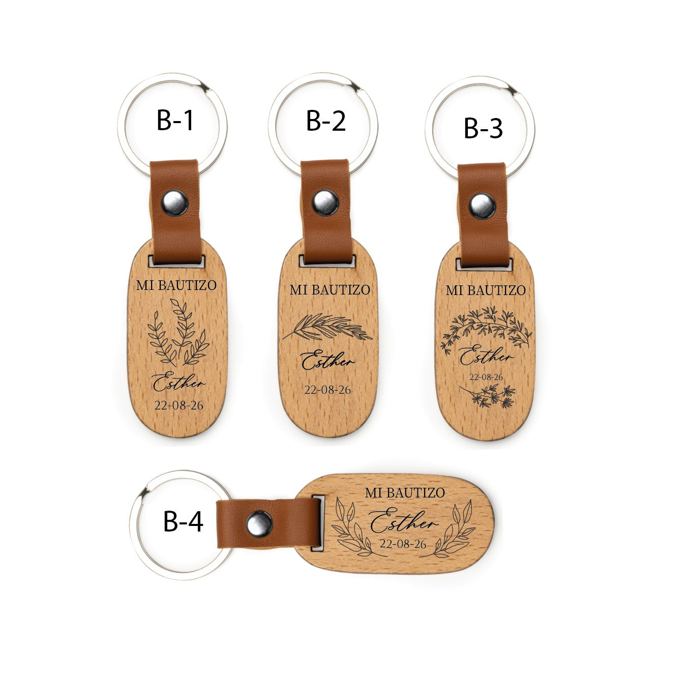 Llavero de Madera - Modelo BT5