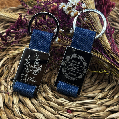 Llavero de Tela Metálico - Modelo BT9