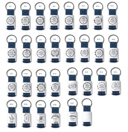 Llavero de Tela Metálico - Modelo BT9