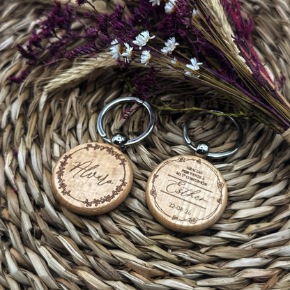 Llavero de Madera  - Modelo CM1