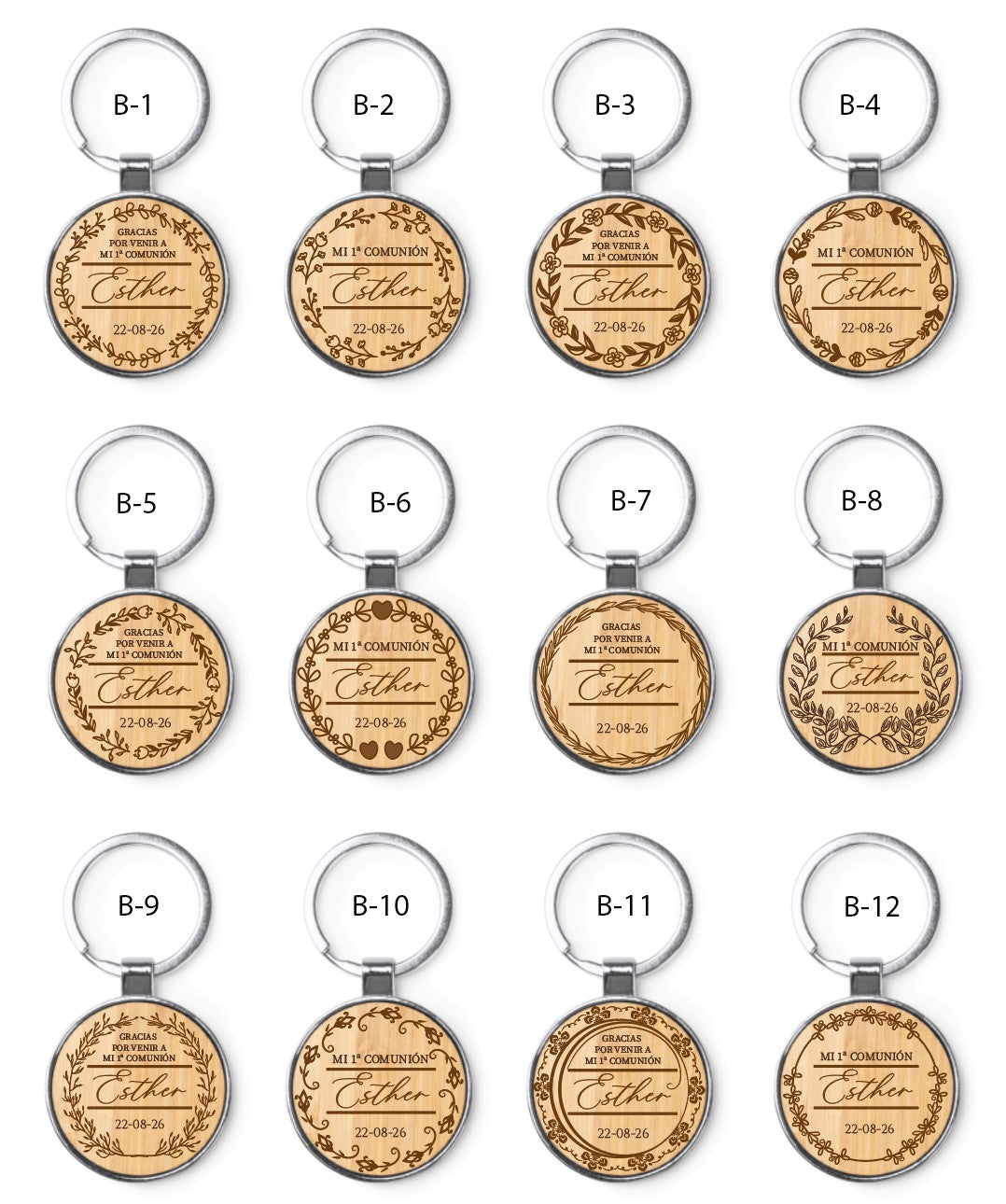 Llavero de Bambú - Modelo CM14