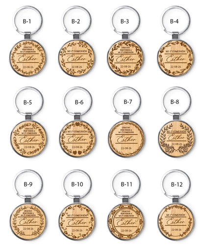 Llavero de Bambú - Modelo CM14