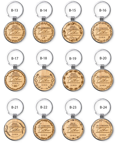 Llavero de Bambú - Modelo CM14