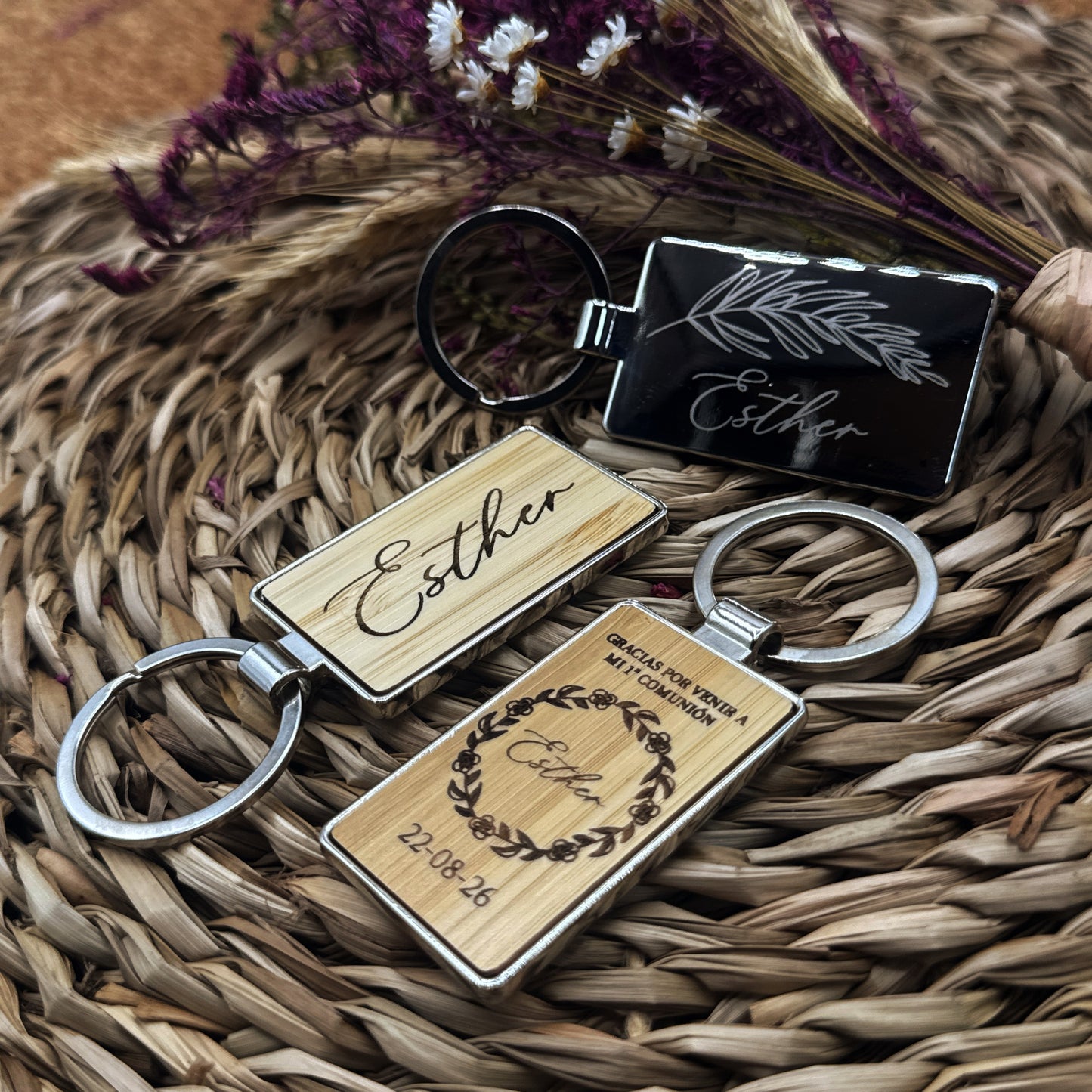 Llavero de Bambú - Modelo CM15