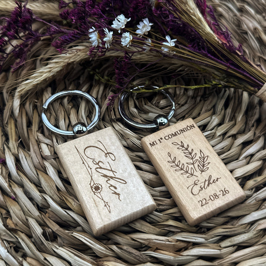 Llavero de Madera  - Modelo CM2